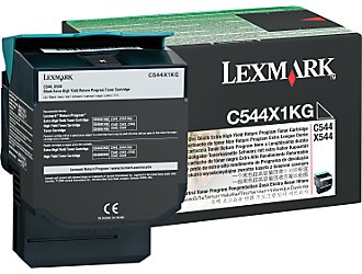 Lexmark C544X1KG BLACK ORIGINAL 6K EXTRA HIGH YIELD Toner Cartridge for C544 X544 Series
