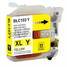 BROTHER LC103Y XL LC103XL YELLOW GENERIC HIGH YIELD 600 PAGES click here for