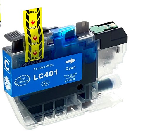 Brother LC401XLCS CYAN Compatible Inkjet