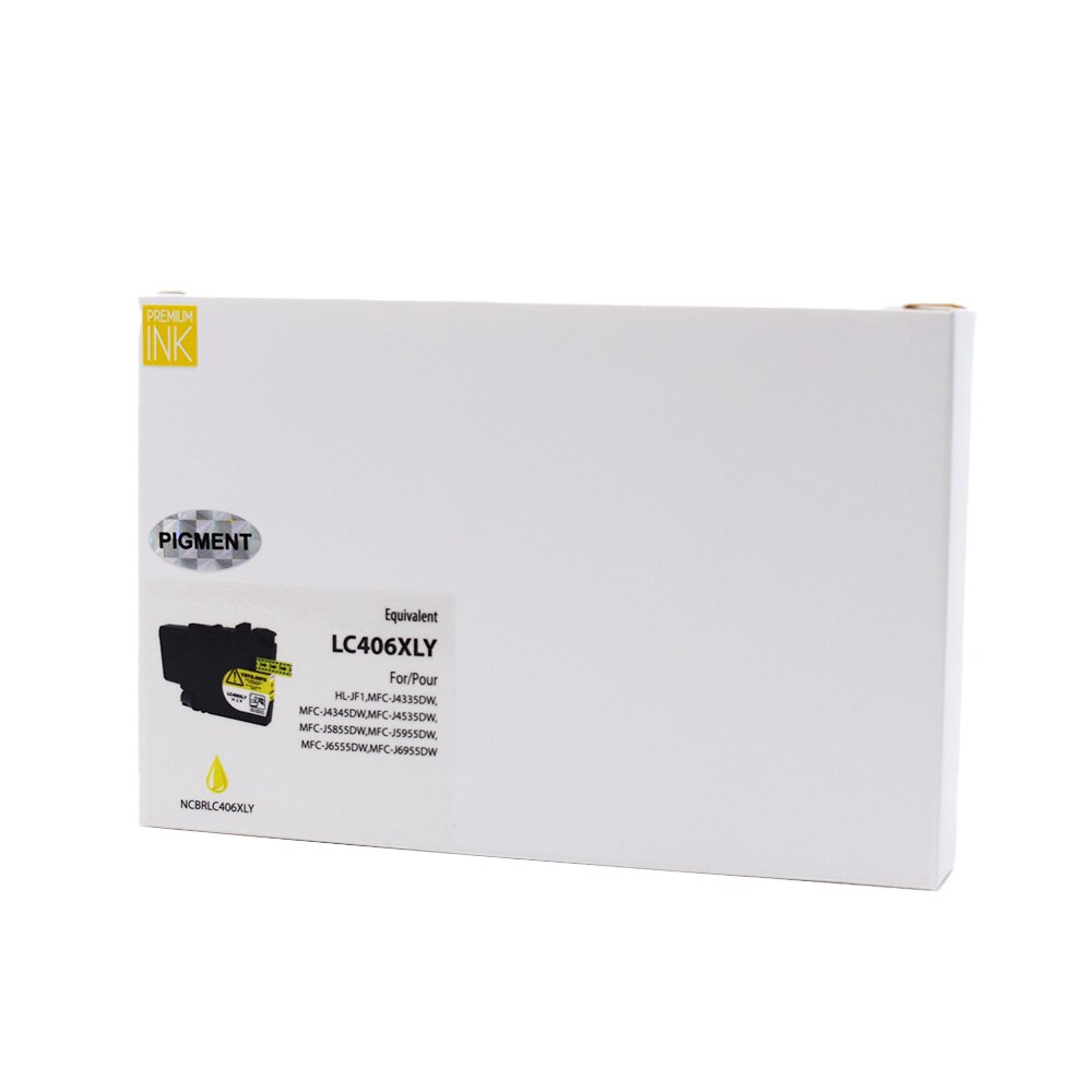 Brother LC406XLYS YELLOW 5000 Pages J4335DW J4335DW J4345DW J4345DW J4535DW J4535DW J5855DW mo